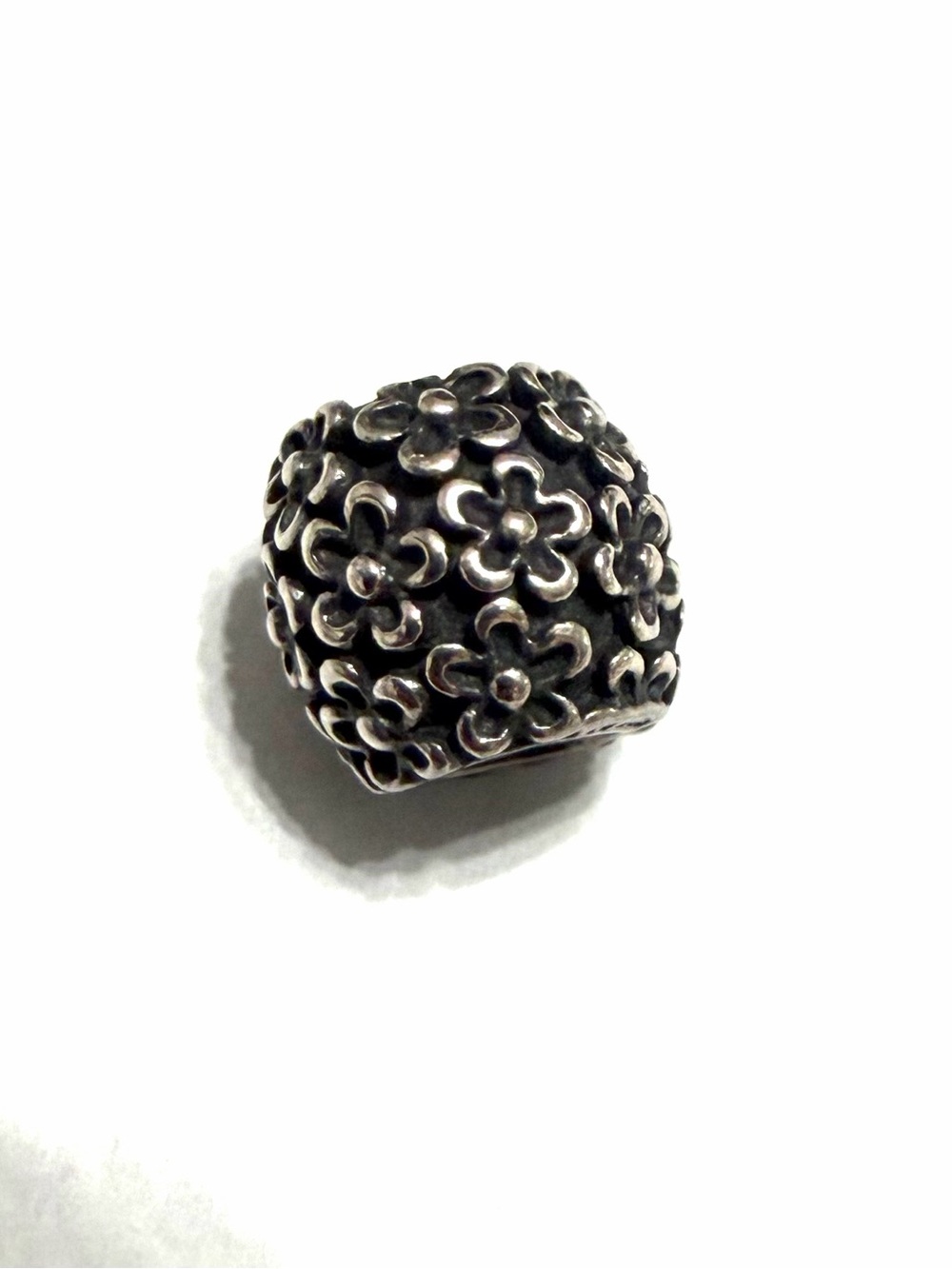 Pandora Sterling Silver Ale Perfect Posies Charm Flower 790566